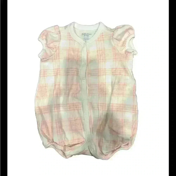 Ralph Lauren 3 Months One Piece Baby Outfit Pink Plaid - Picture 1 of 3